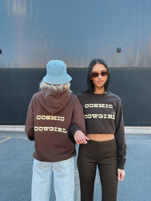 Cosmic Cowgirl Tee // Chocolate